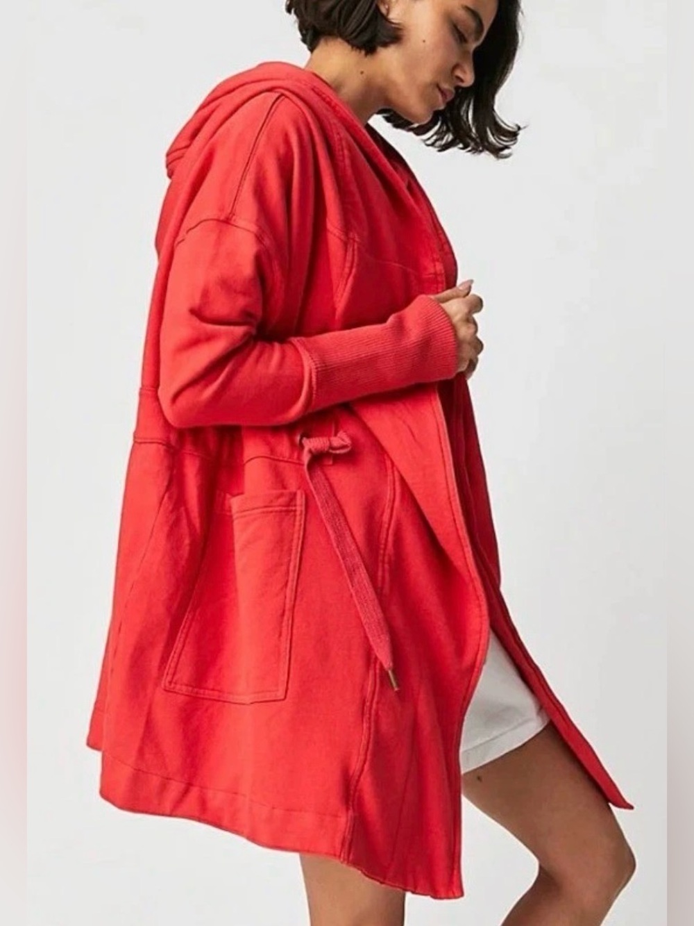 Free People Brentwood Cardi - ‘Fiery Red’ - size Small